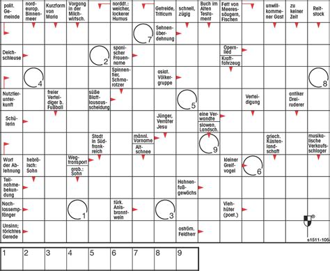 Kreuzworträtsel.